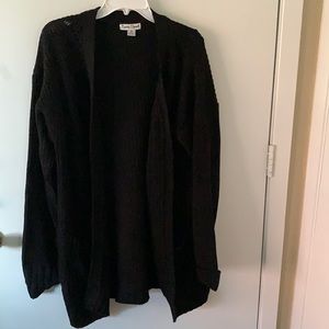 Black cardigan